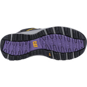 Caterpillar Elmore Work Shoe - Black/Lilac | Steel Toe S1 - P HRO SRC | EN ISO 20345:2011 - Safety Shoes