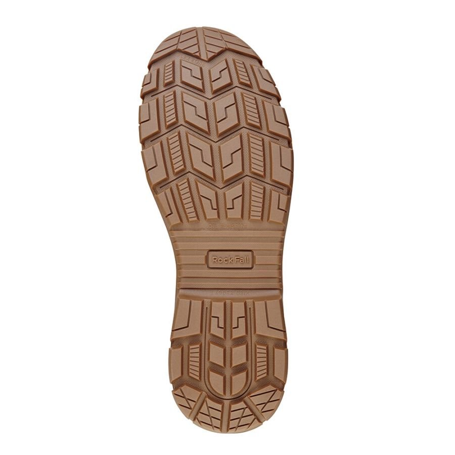 Rock Fall RF752 Hampton Honey Waterproof Side Zip Safety Boot | Steel Toe S3 WR SRC | EN ISO 20345 - Safety Boots