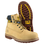 Caterpillar Holton S3 Safety Boot - Honey | Steel Toe S3 HRO SRC | EN ISO 20345:2011 - Safety Boots