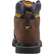 Caterpillar Holton Safety Boot - Brown | Steel Toe SB E FO HRO SRC | EN ISO 20345:2022 - Safety Boots