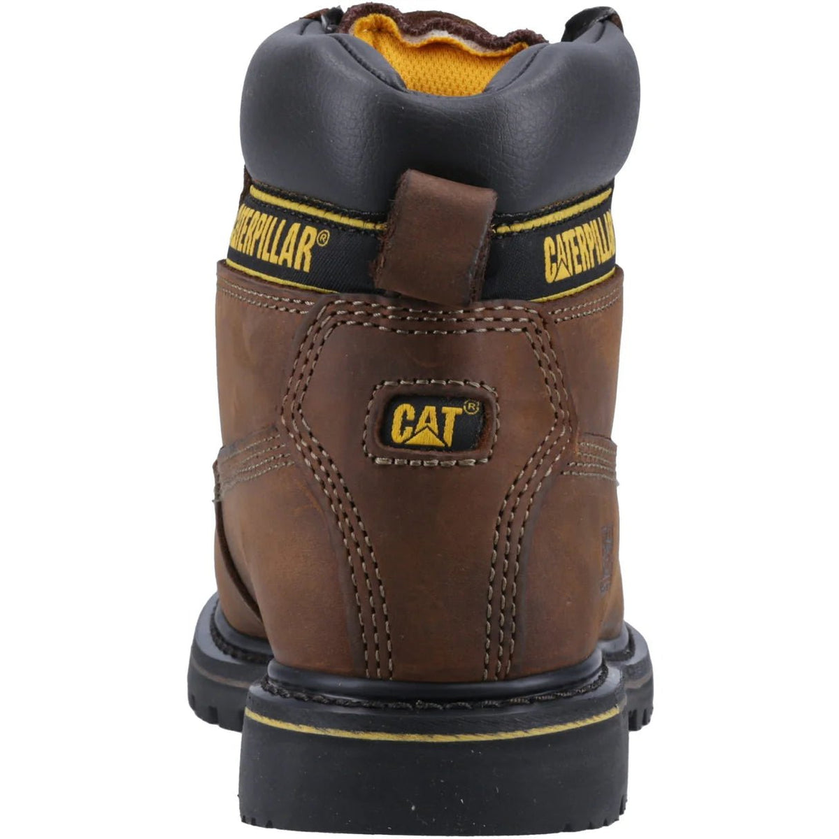 Caterpillar Holton Safety Boot - Brown | Steel Toe SB E FO HRO SRC | EN ISO 20345:2022 - Safety Boots