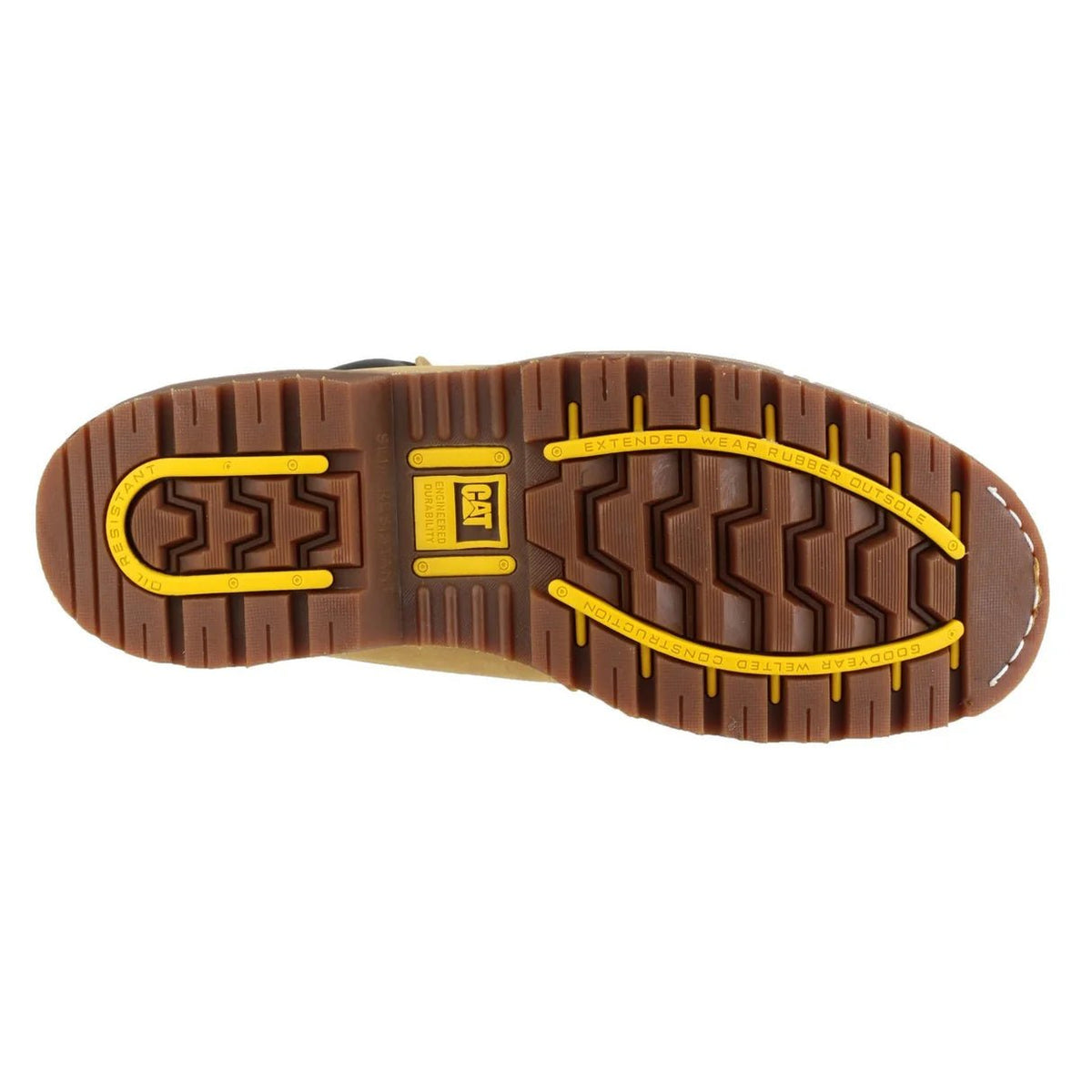 Caterpillar Holton Safety Boot - Honey | Steel Toe SB E FO HRO SRC | EN ISO 20345:2022 - Safety Boots