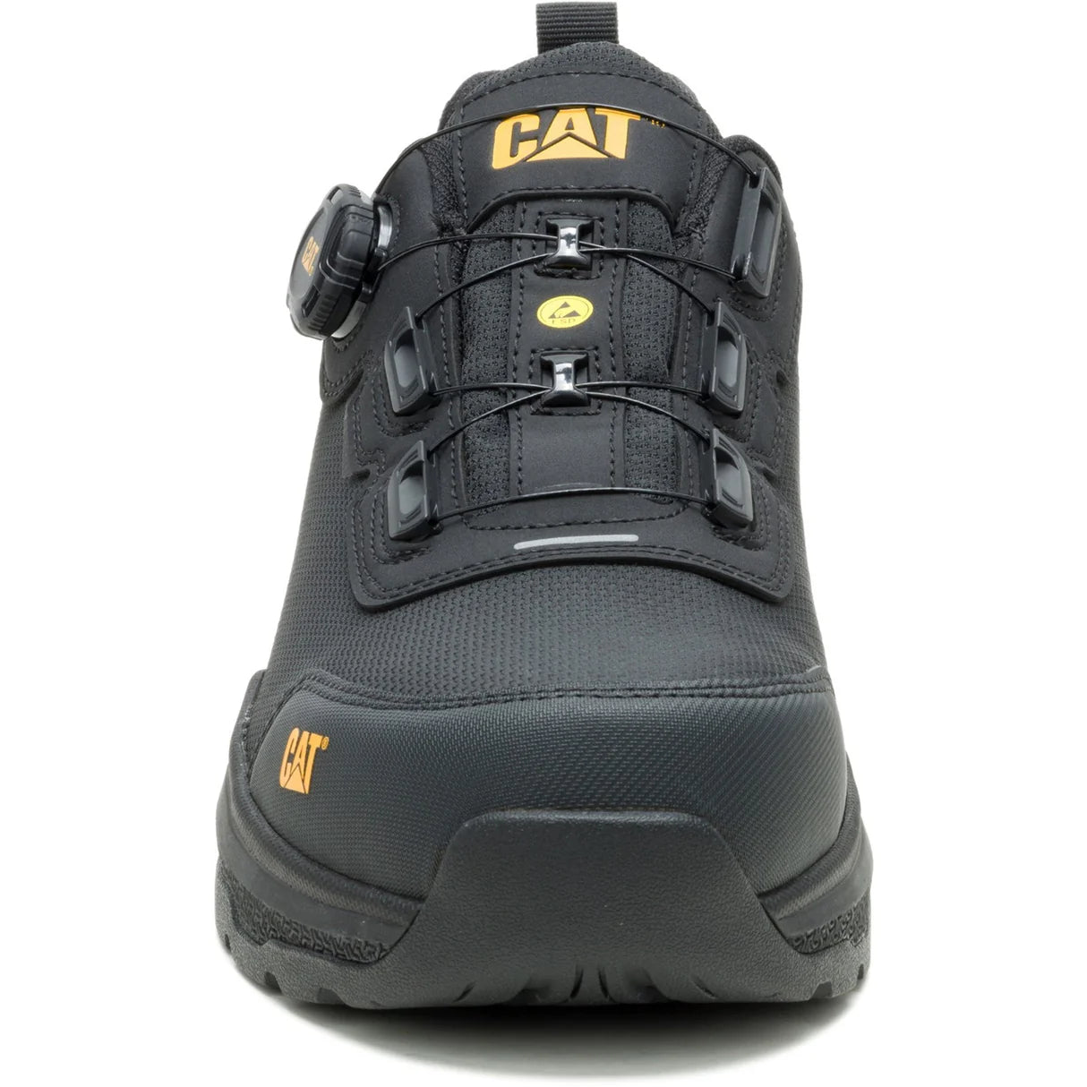 Caterpillar Inductor Tech Low Safety Trainer - Black | Composite Toe S3S ESD HRO SR | EN ISO 20345:2022 - Safety Shoes