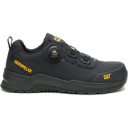 Caterpillar Inductor Tech Low Safety Trainer - Black | Composite Toe S3S ESD HRO SR | EN ISO 20345:2022 - Safety Shoes