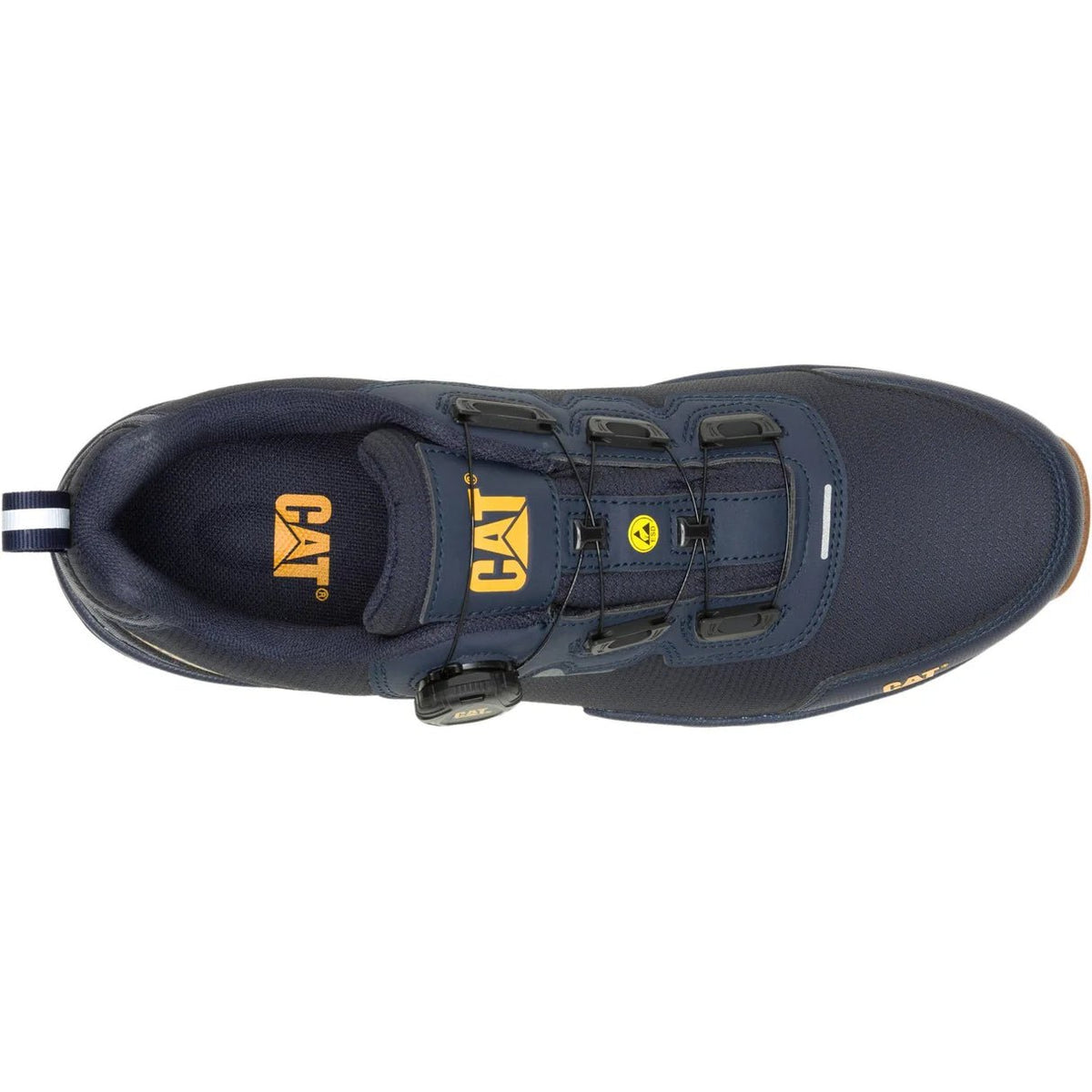 Caterpillar Inductor Tech Low Safety Trainer - Navy | Composite Toe S3S ESD HRO SR | EN ISO 20345:2022 - Safety Shoes