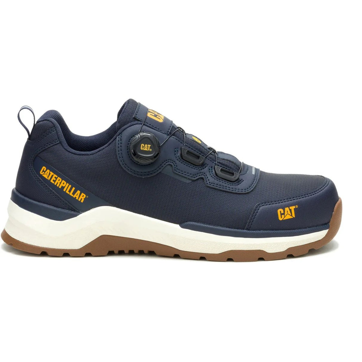 Caterpillar Inductor Tech Low Safety Trainer - Navy | Composite Toe S3S ESD HRO SR | EN ISO 20345:2022 - Safety Shoes