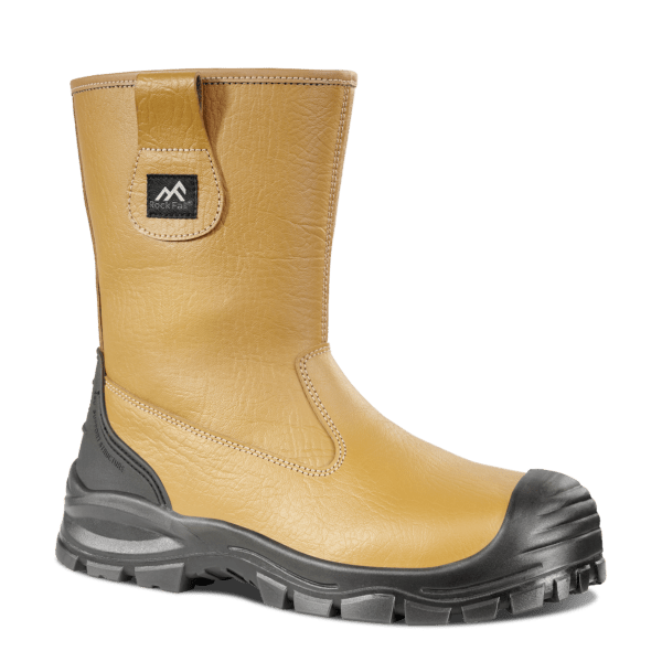 Rock Fall PM104 Chicago Rigger Safety Boot | Wide Fit | S3 SC FO SR | EN ISO 20345:2022