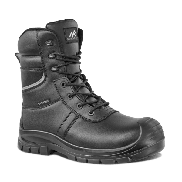Rock Fall Side Zip Safety Boot PM5008 Delaware Black Waterproof S3