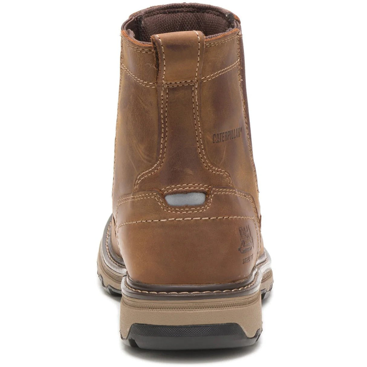 Caterpillar Pelton Safety Boot - Dark Beige | Steel Toe S1 - P HRO SRA | EN ISO 20345:2022 - Safety Boots