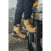 Caterpillar Premier Safety Boot - Honey | Composite Toe S3 WR HRO SRC | EN ISO 20345:2011 - Safety Boots