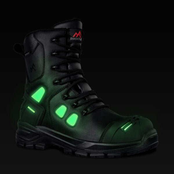 Rock Fall RF604 Canopus Black Waterproof Reflective Safety Boot | Steel Toe S3 WR SRC | EN ISO 20345 - Safety Boots