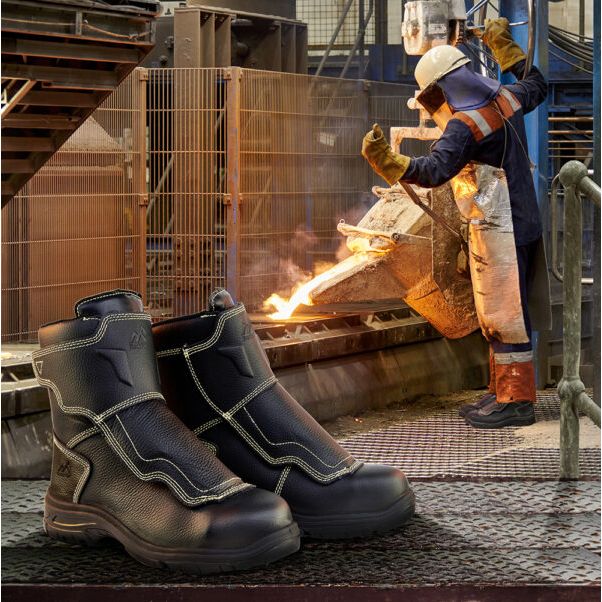 Rock Fall RF8000 Helios Black Foundry Safety Boot | Internal Metatarsal EH HRO | S3 HRO HI MET EH SRC | EN ISO 20345 - Foundry Safety Boots