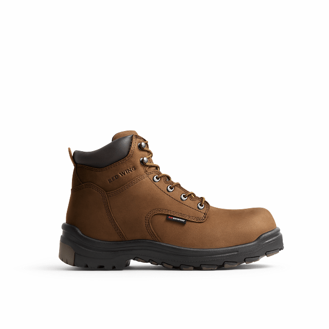 Red Wing King Toe 6-Inch Safety Boot 3043 - Brown