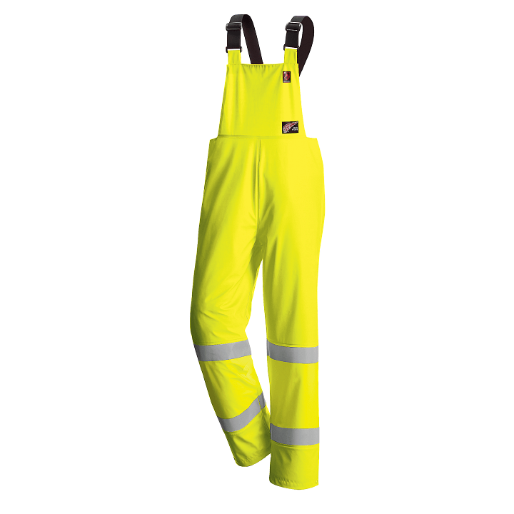 Red Wing Men's Hi-Vis FR Rainwear Bib 65187 - Work Bib Overalls