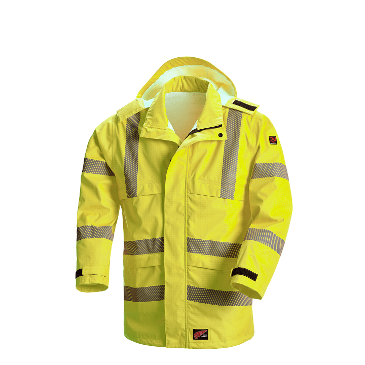 Red Wing Men's FlashGuard Hi-Vis FR Rainwear Jacket 65192