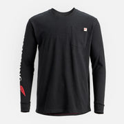 Red Wing Men's Long-Sleeve Pocket T-Shirt 98474 - Black - T-Shirts