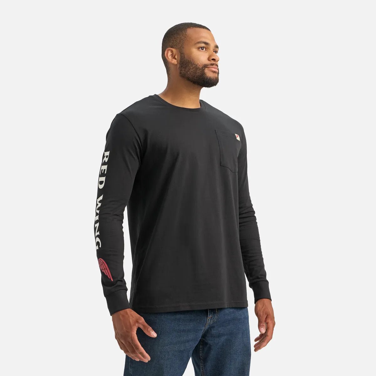 Red Wing Men's Long-Sleeve Pocket T-Shirt 98474 - T-Shirts