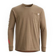 Red Wing Men's Long-Sleeve Pocket T-Shirt 98477 - Brown - T-Shirts