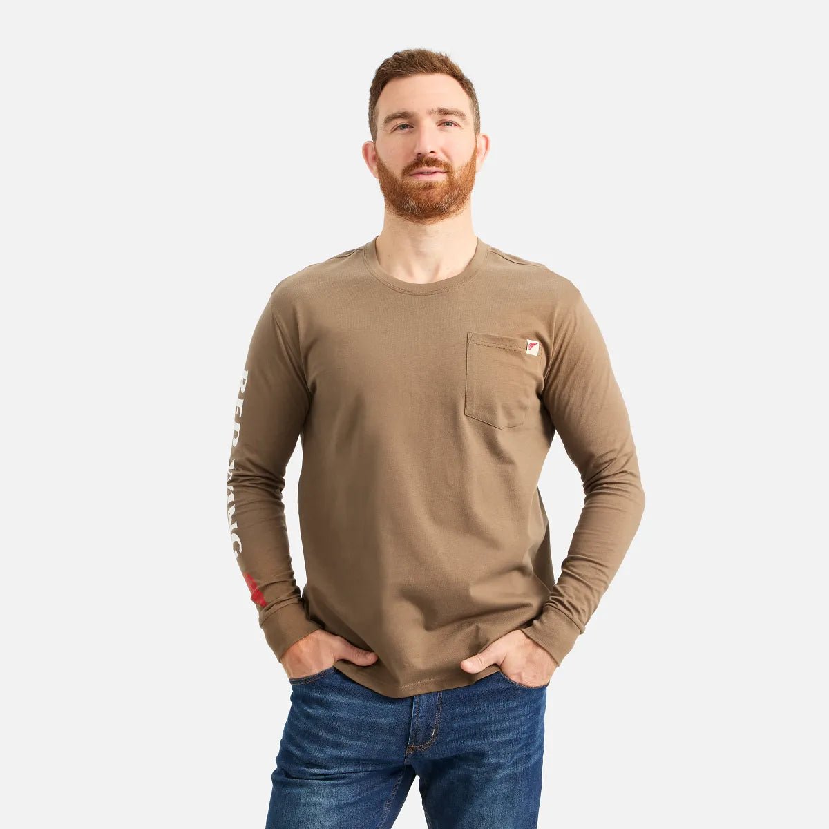Red Wing Men's Long-Sleeve Pocket T-Shirt 98477 - T-Shirts