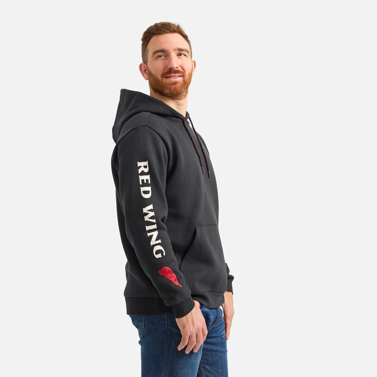 Red Wing Men's Classic Hoodie 98480 - Black - Hoodies