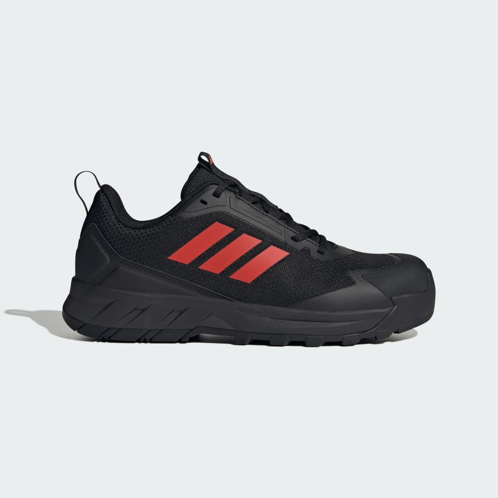Adidas Torava Low M S3S Safety Shoes - Black / Red - Safety Footwear