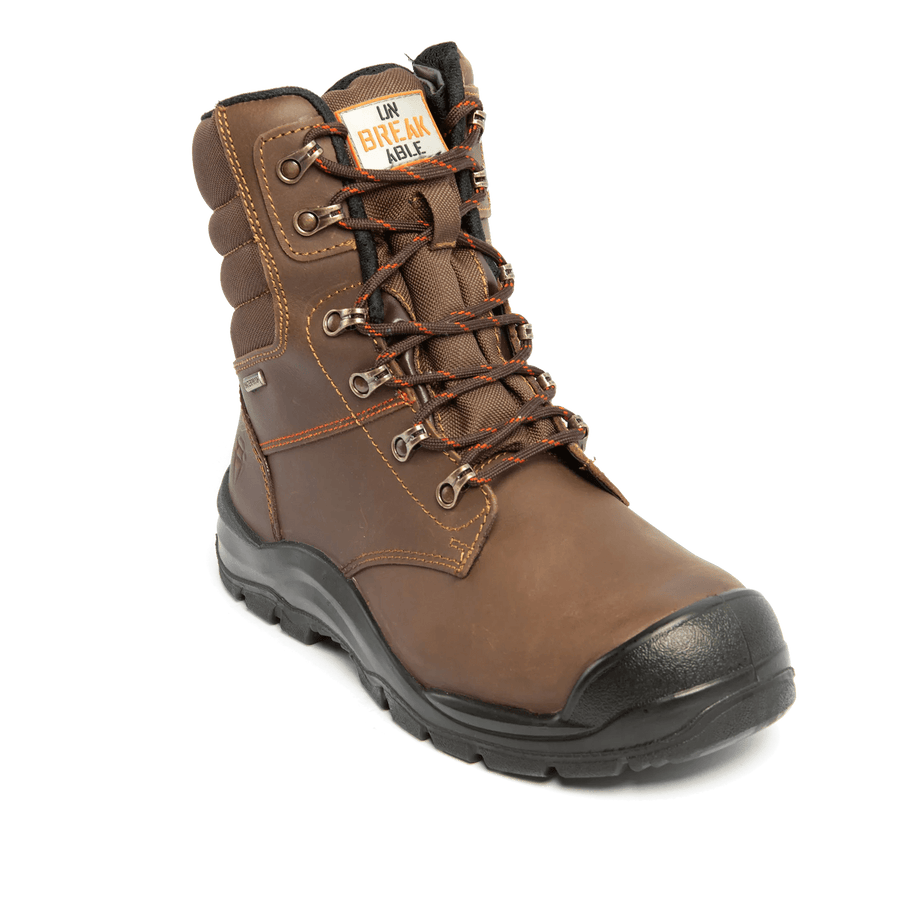 Unbreakable U109 Tornado S3 SRC Brown Waterproof Composite Side-Zip Safety Boot