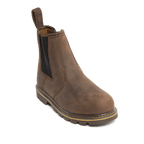 Unbreakable U115 Highland SBP Brown Crazy Horse Leather Safety Dealer Boot - Safety Dealer Boot
