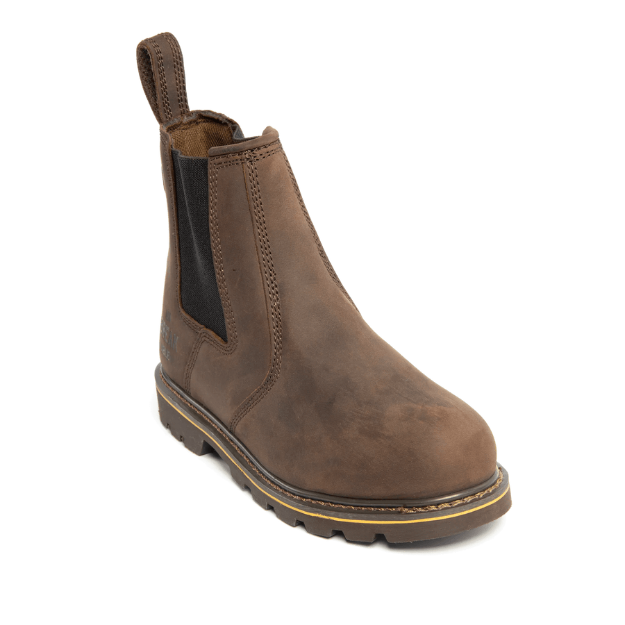 Unbreakable U115 Highland SBP Brown Crazy Horse Leather Safety Dealer Boot