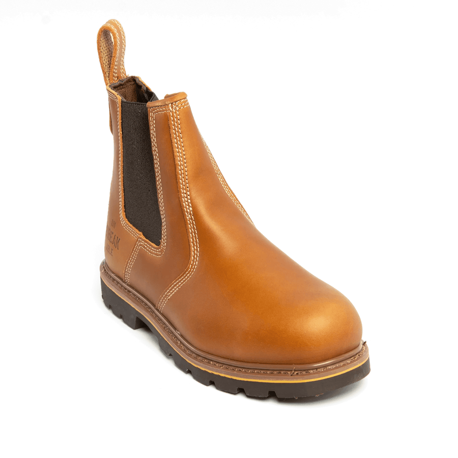 Unbreakable U116 Highland SBP Tan Leather Safety Dealer Boot