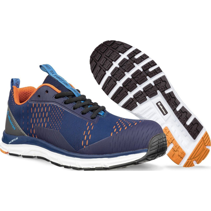 Albatros AER55 Impulse Low Safety Trainer S1P - Blue/Orange - Safety Trainer