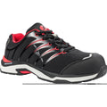 Albatros Twist Low Women's Safety Shoe S1P - Black/Red - Safety Shoe