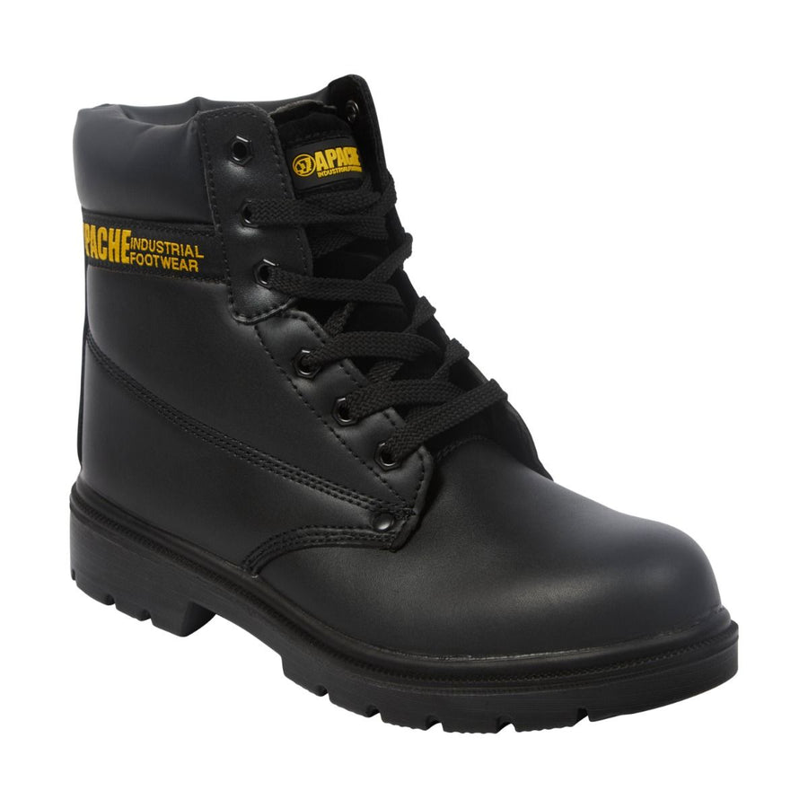 Apache AP300 Black 6-Eye Safety Boot S3