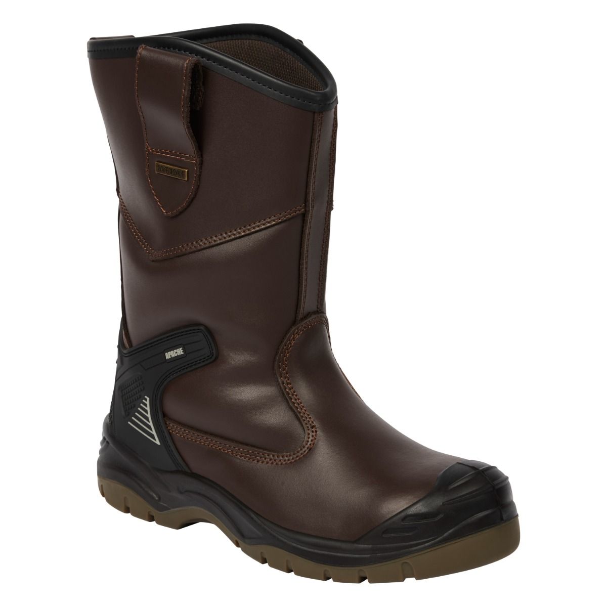 Apache AP305 Brown Waterproof Rigger Boot S7 - Safety Boot