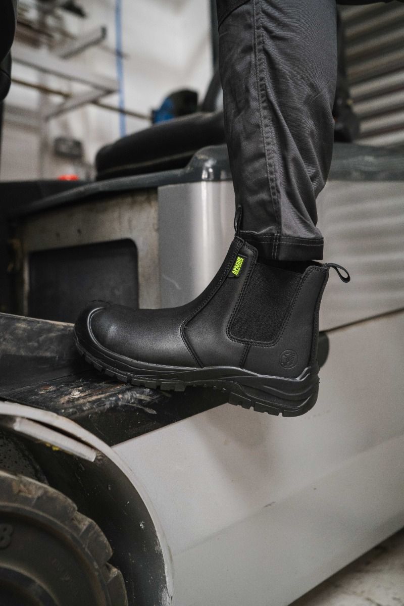 Apache Brooks Recycled Leather Black Dealer Boot S3L - Safety Boot