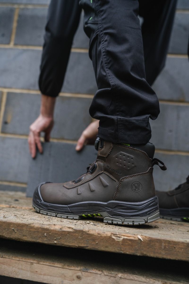 Apache Churchill Brown Waterproof FITGO Safety Boot ESD S7S - Safety Boot