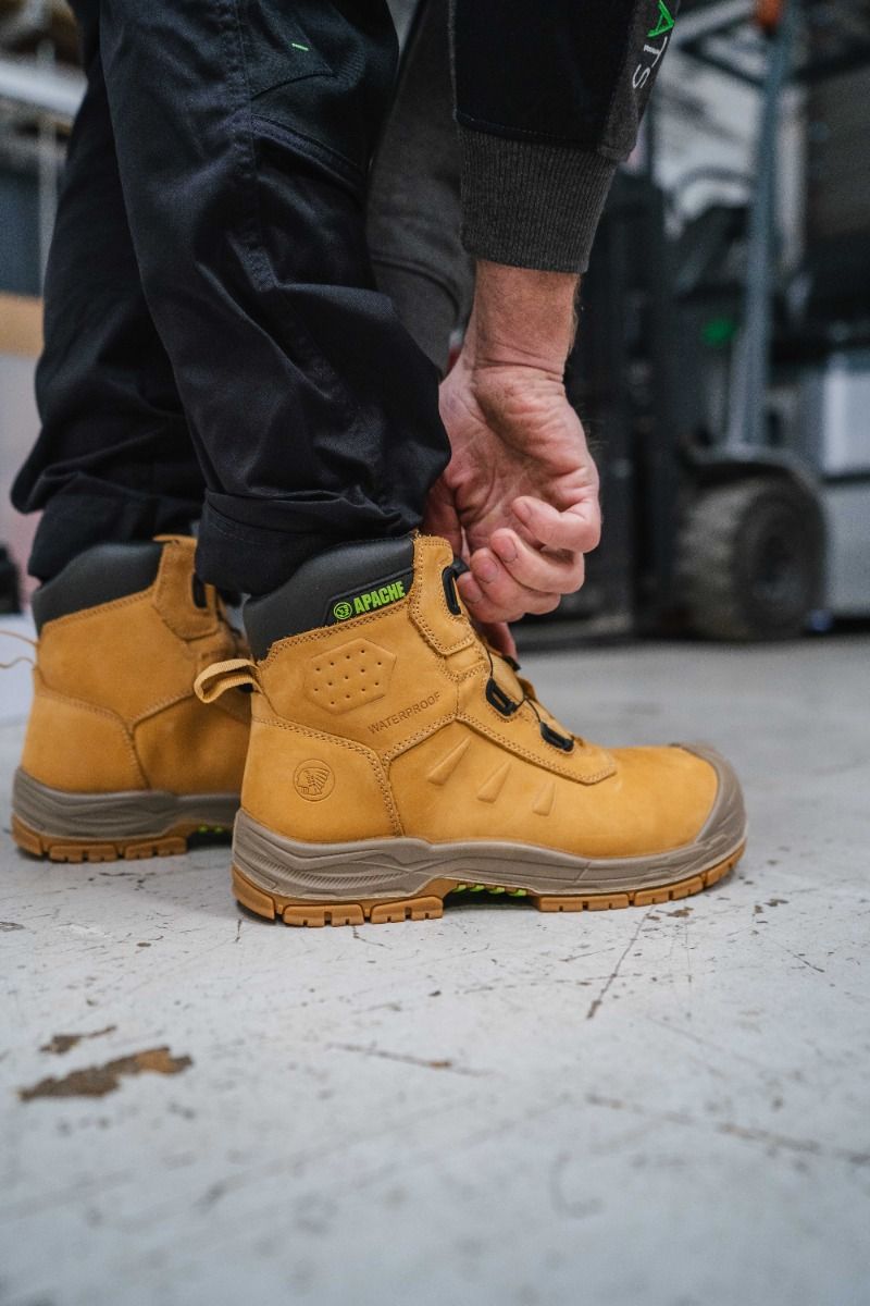 Apache Churchill Wheat Waterproof FITGO Safety Boot ESD S7S - Safety Boot