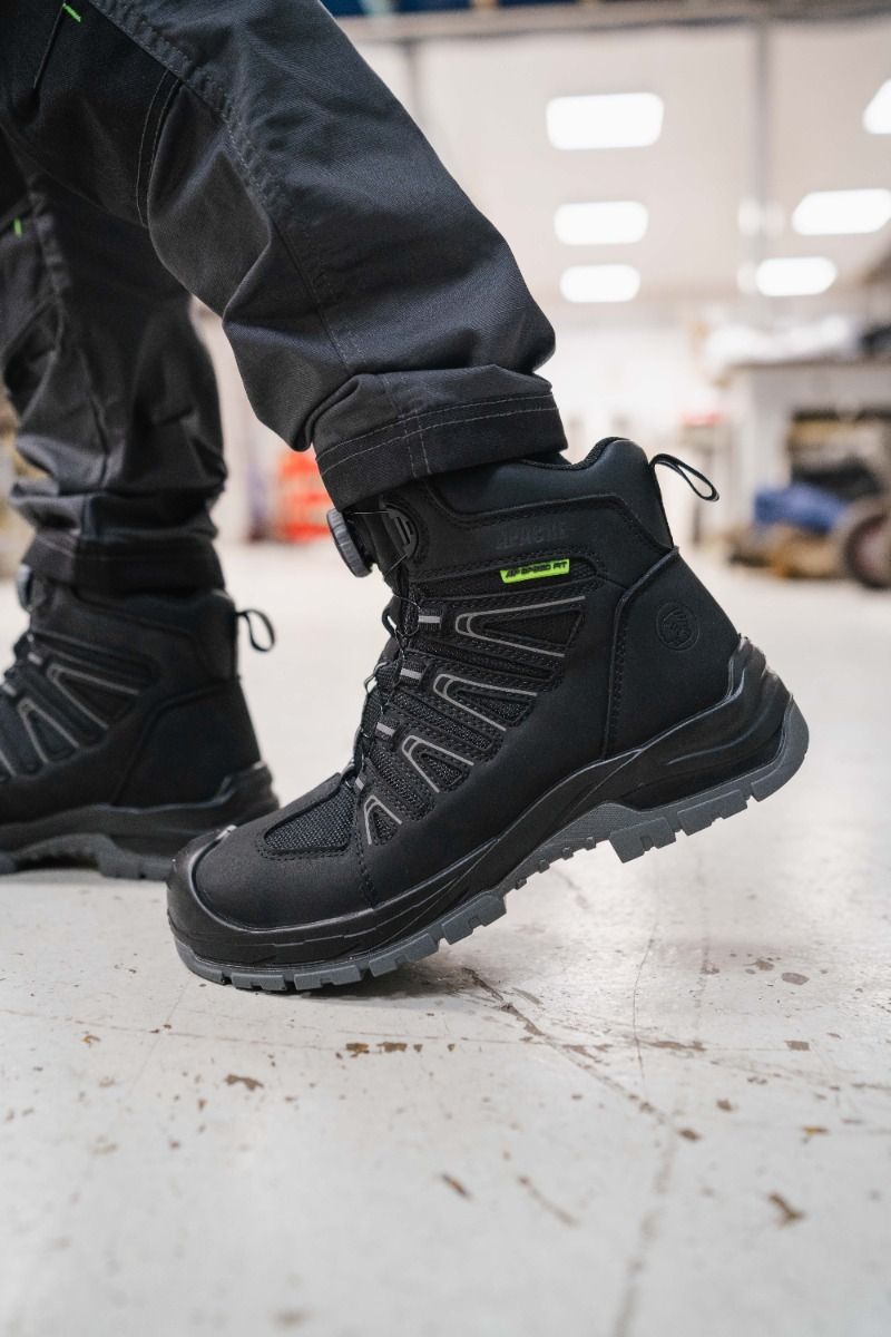 Apache Fort FITGO GRS Recycled Leather Waterproof Safety Boot ESD S7L - Safety Boot