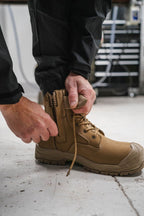 Apache Outback Stone Water Resistant Side Zip Boot With HI & CI S3S - Safety Boot