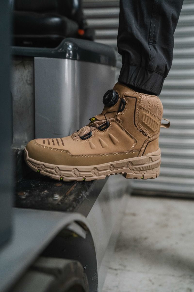 Apache Stonehenge Stone FITGO Safety Boot With Rebound EVA Midsole & ESD S7 - Safety Boot