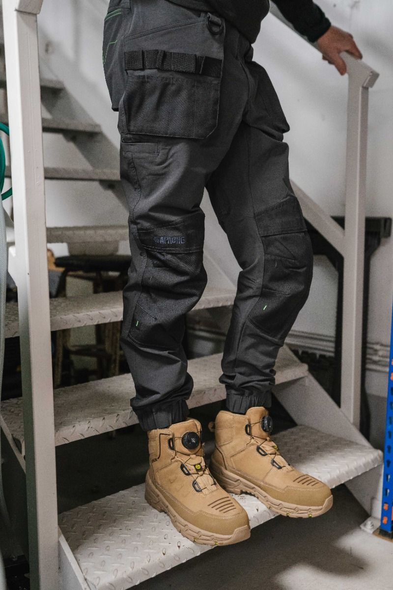 Apache Stonehenge Stone FITGO Safety Boot With Rebound EVA Midsole & ESD S7 - Safety Boot