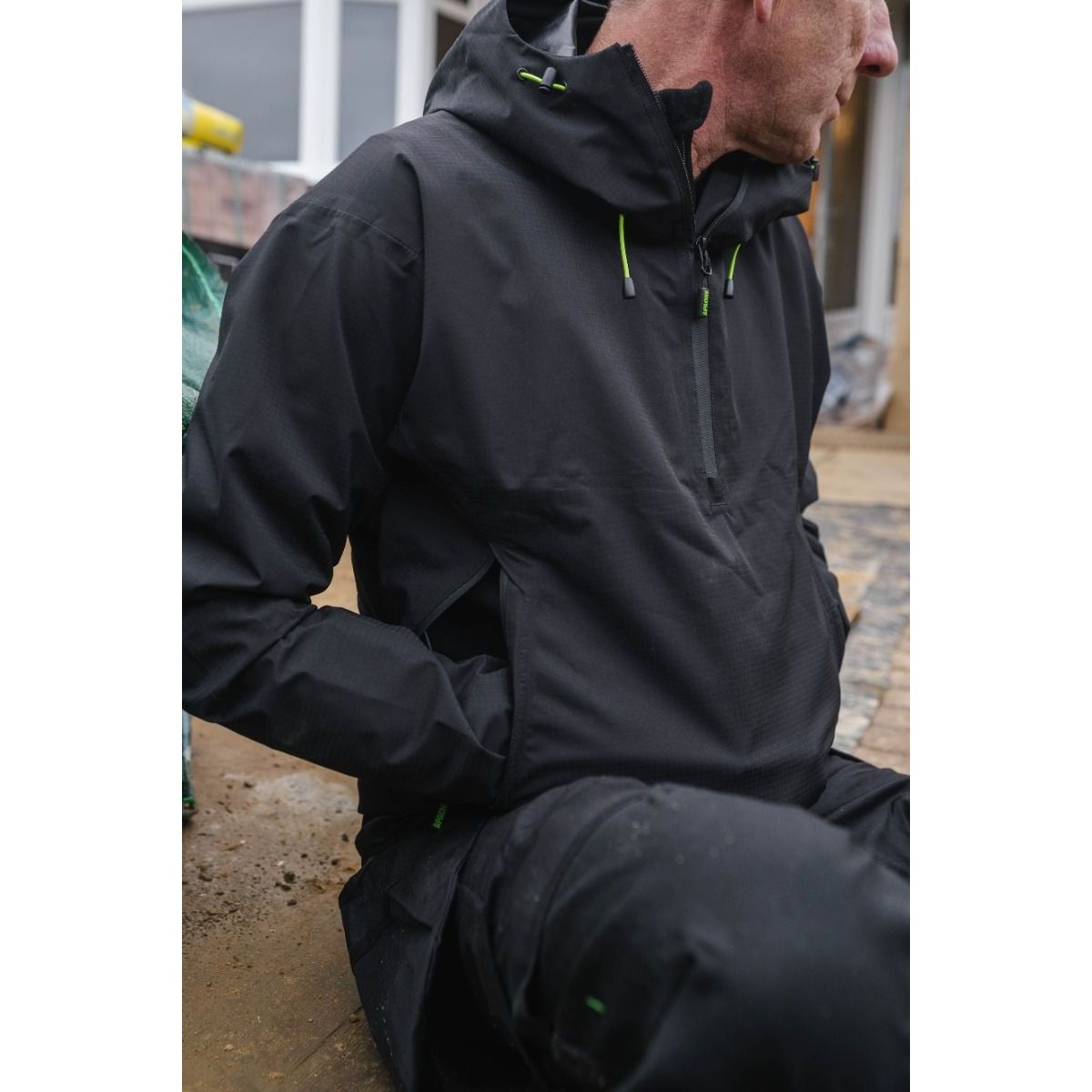 Apache White Rock Lightweight 1/4 Zip Rain Jacket - Work Jacket