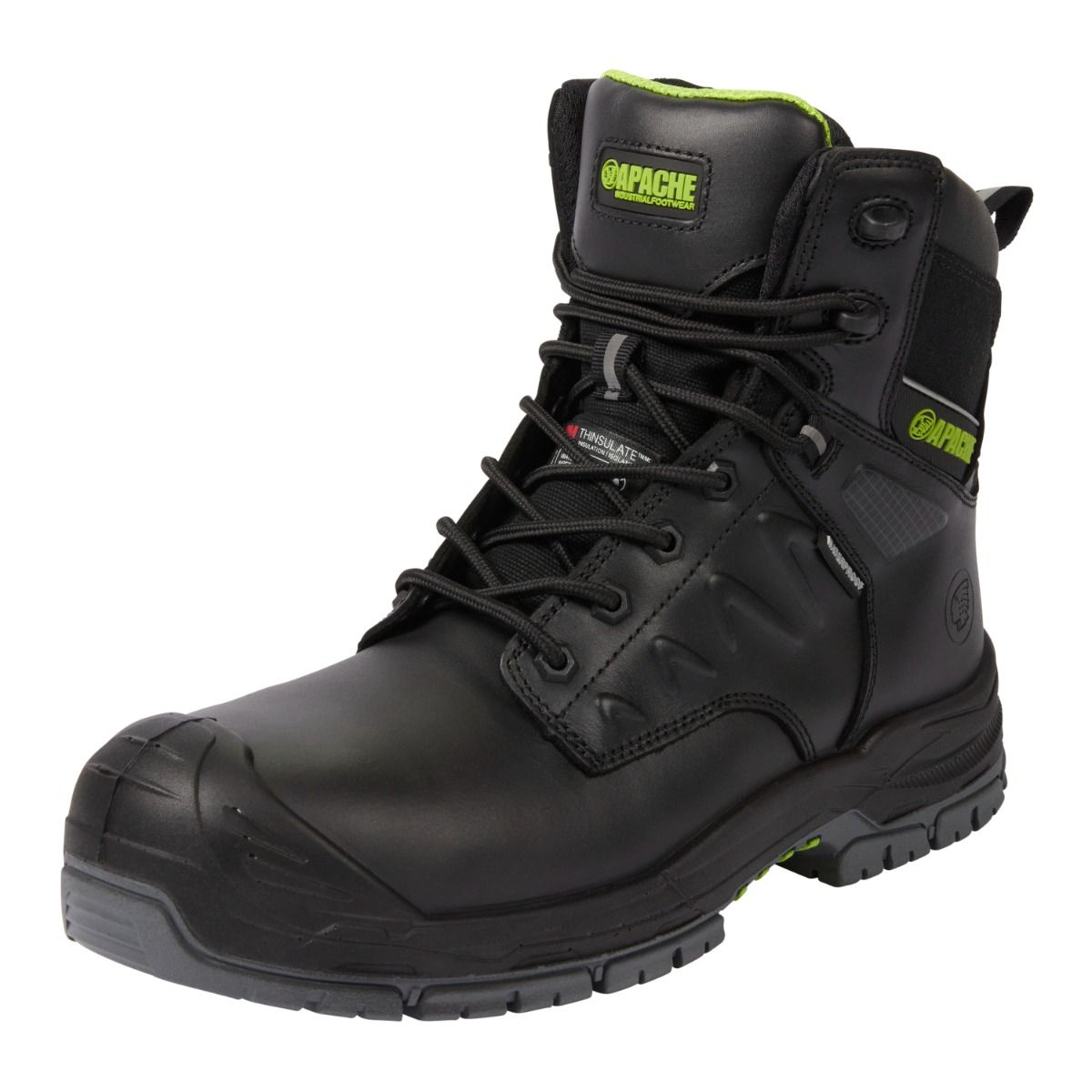 Apache Chilliwack Black Waterproof S7S HRO LG FO SC SR - Safety Boot