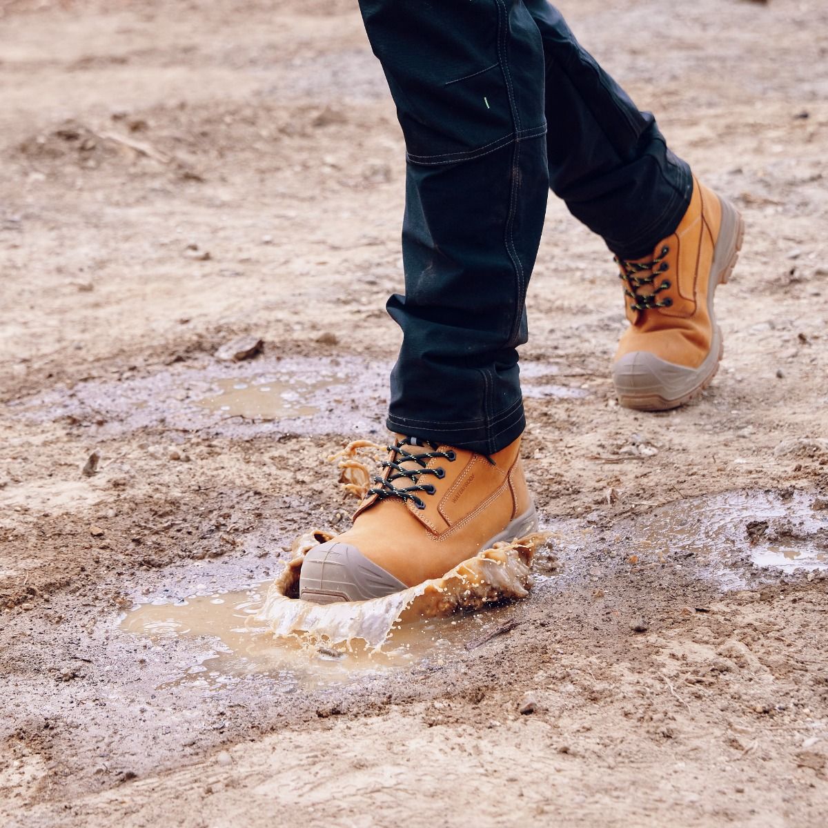 Apache Thompson Wheat Waterproof Boot S7S HRO LG FO SC SR - Safety Boot