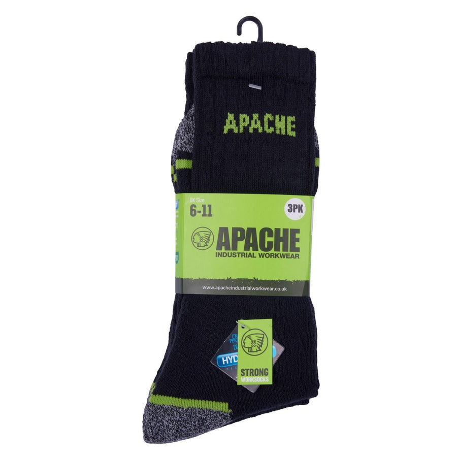 Apache Burlington 3 Pack Work Sock