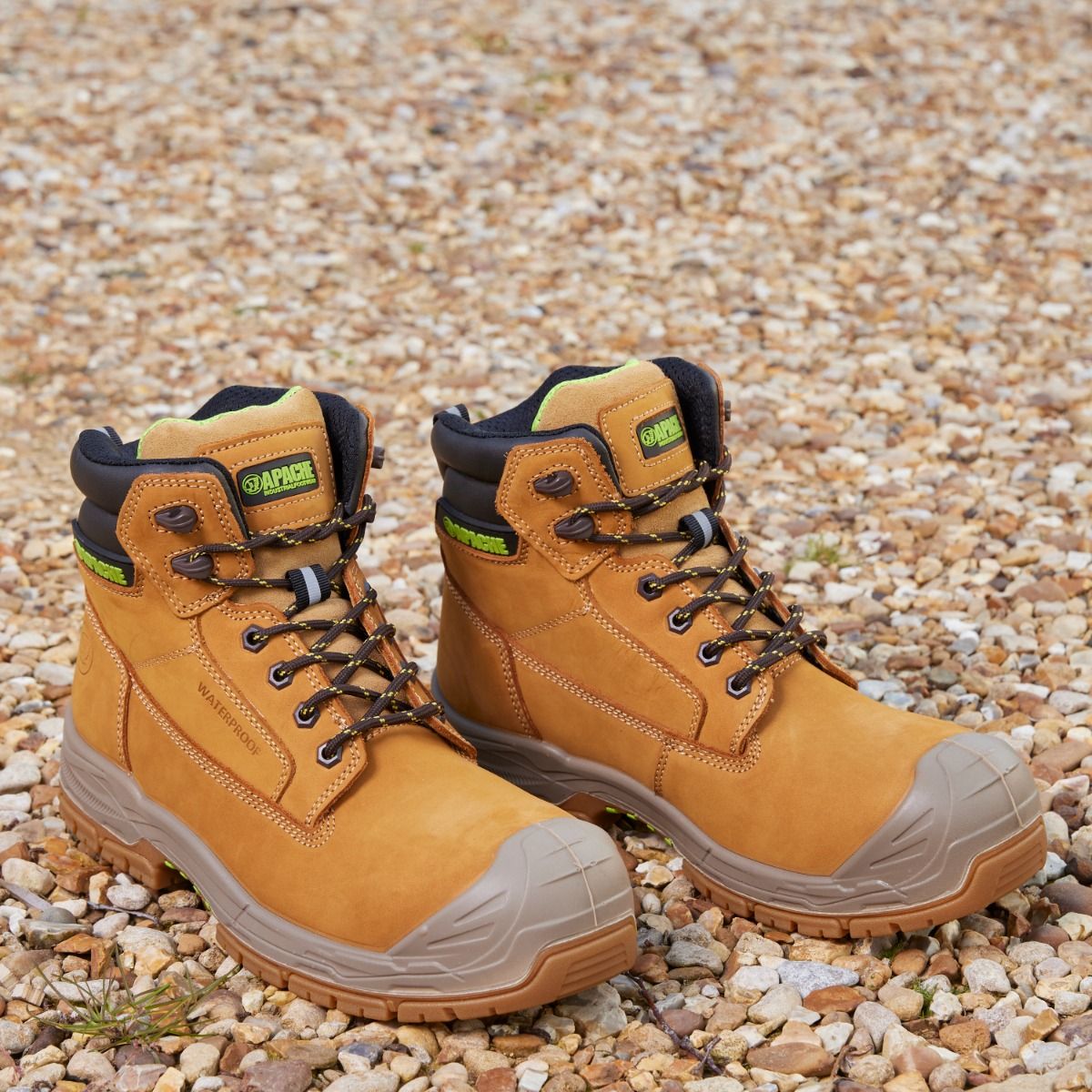 Apache Thompson Wheat Waterproof Boot S7S HRO LG FO SC SR - Safety Boot