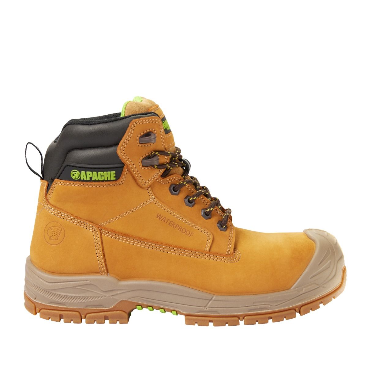 Apache Thompson Wheat Waterproof Boot S7S HRO LG FO SC SR - Safety Boot