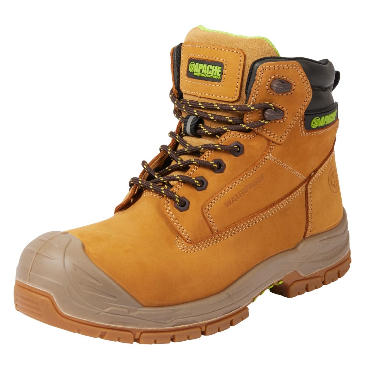 Apache Thompson Wheat Waterproof Boot S7S HRO LG FO SC SR - Safety Boot