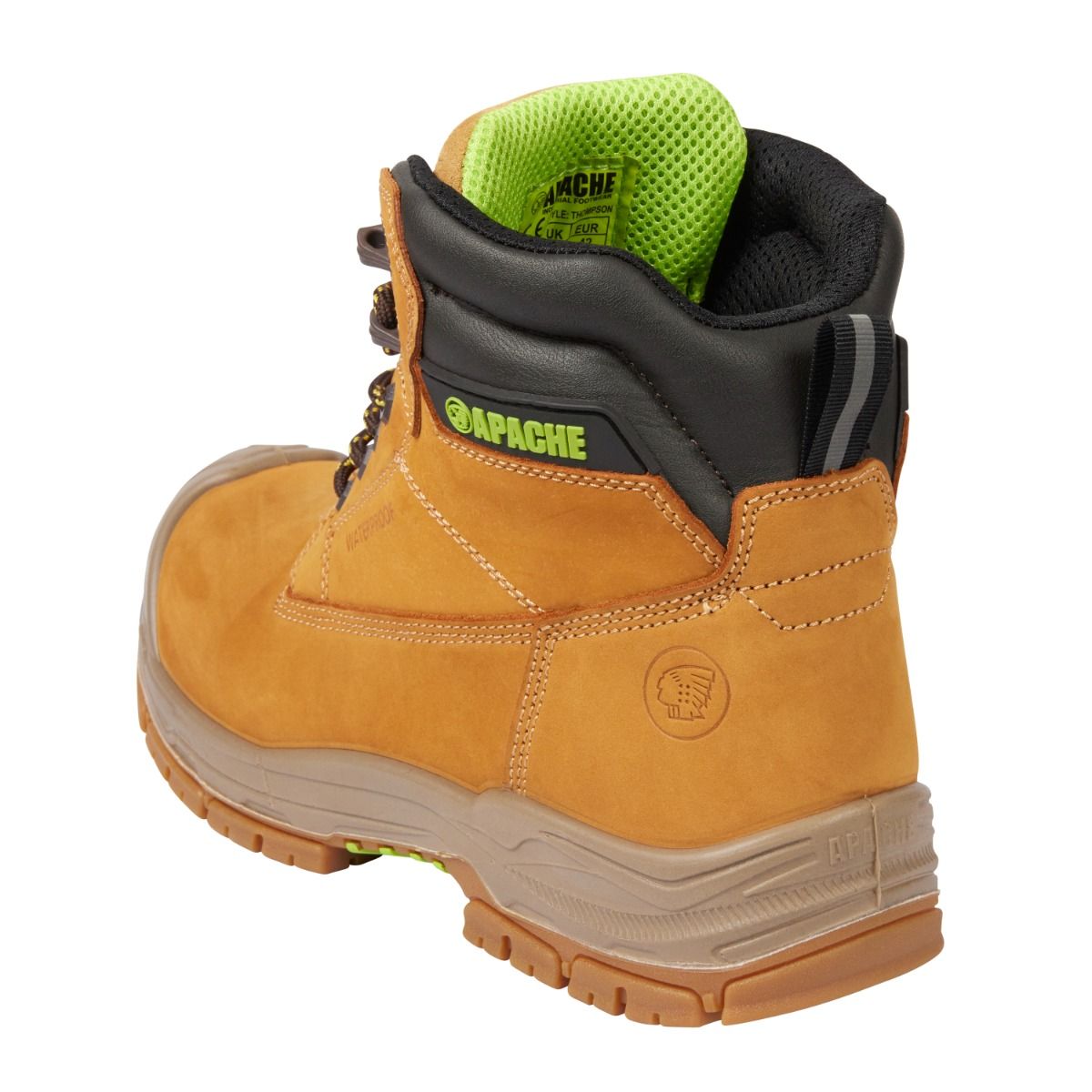 Apache Thompson Wheat Waterproof Boot S7S HRO LG FO SC SR - Safety Boot
