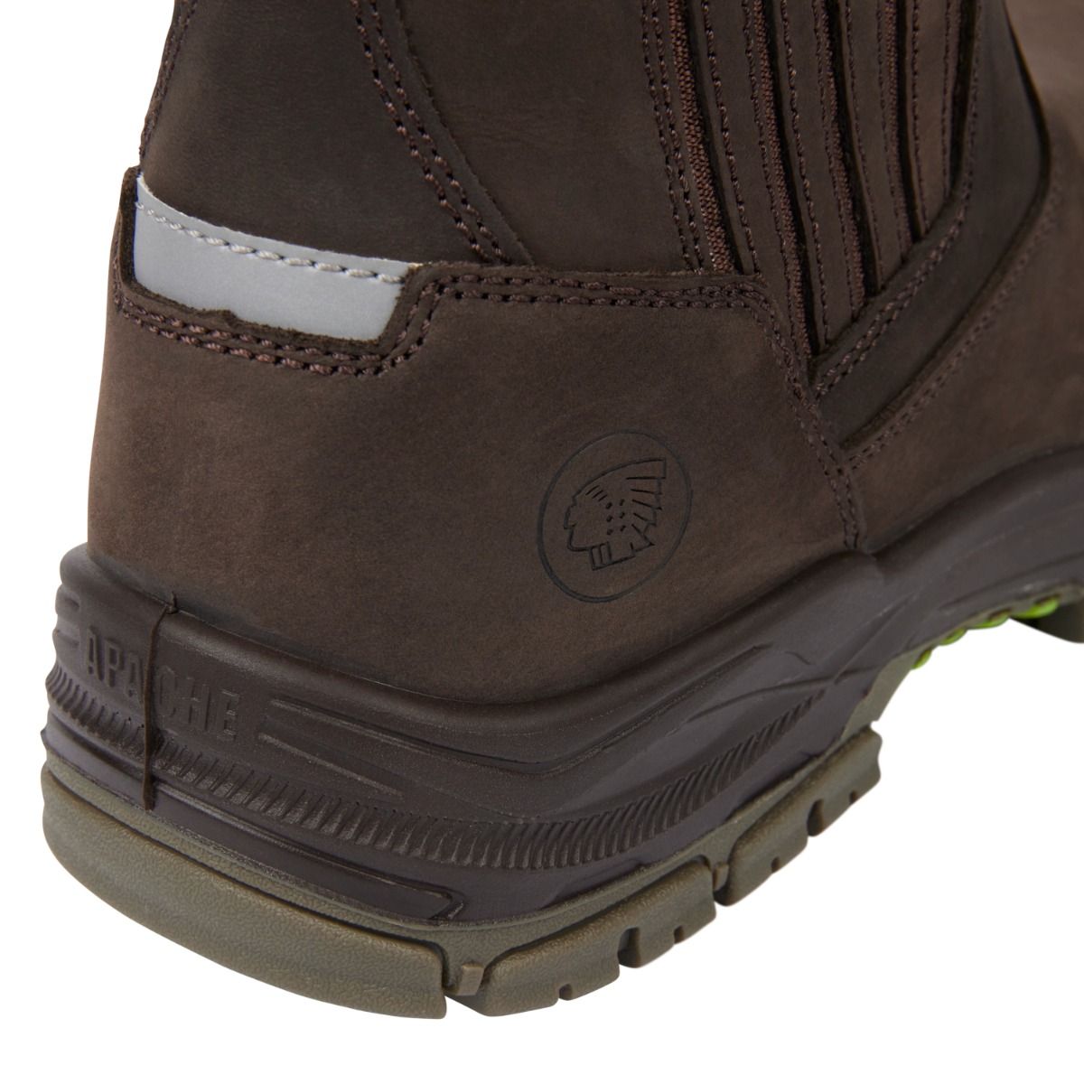 Apache Wabana Brown Dealer Boot S3S HRO LG FO SC SR - Safety Boot