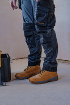 DeWalt Apprentice Wheat Nubuck Safety Hiker SB - Safety Boot